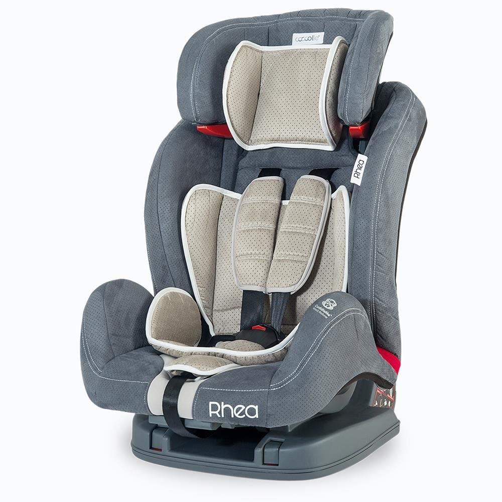 Scaun auto cu Isofix grupa 9-36 kg  Coccolle Rhea Gri