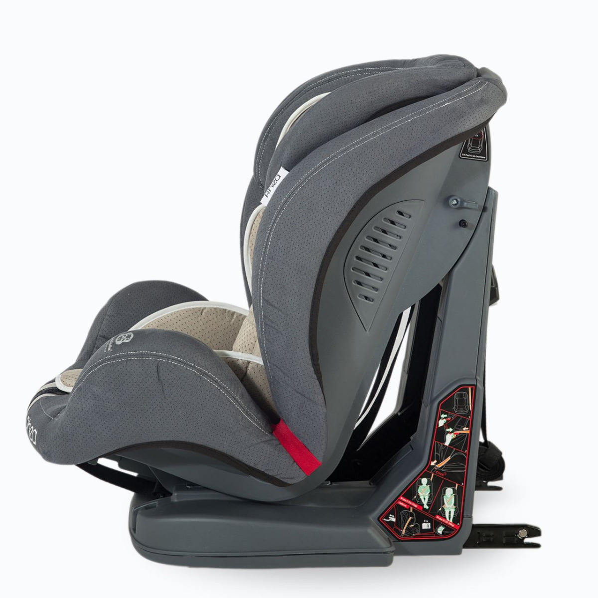 Scaun auto cu Isofix grupa 9-36 kg  Coccolle Rhea Gri image 8