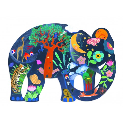 Puzzle Djeco Elefant image 1