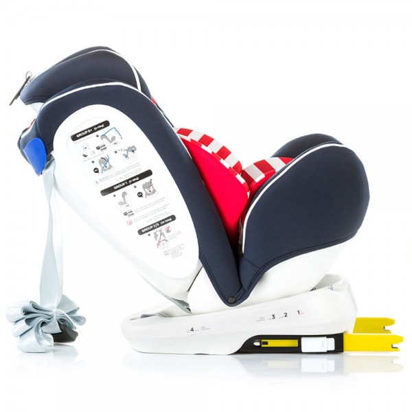 Scaun auto Chipolino Tourneo 0-36 kg stripes cu sistem Isofix image 4