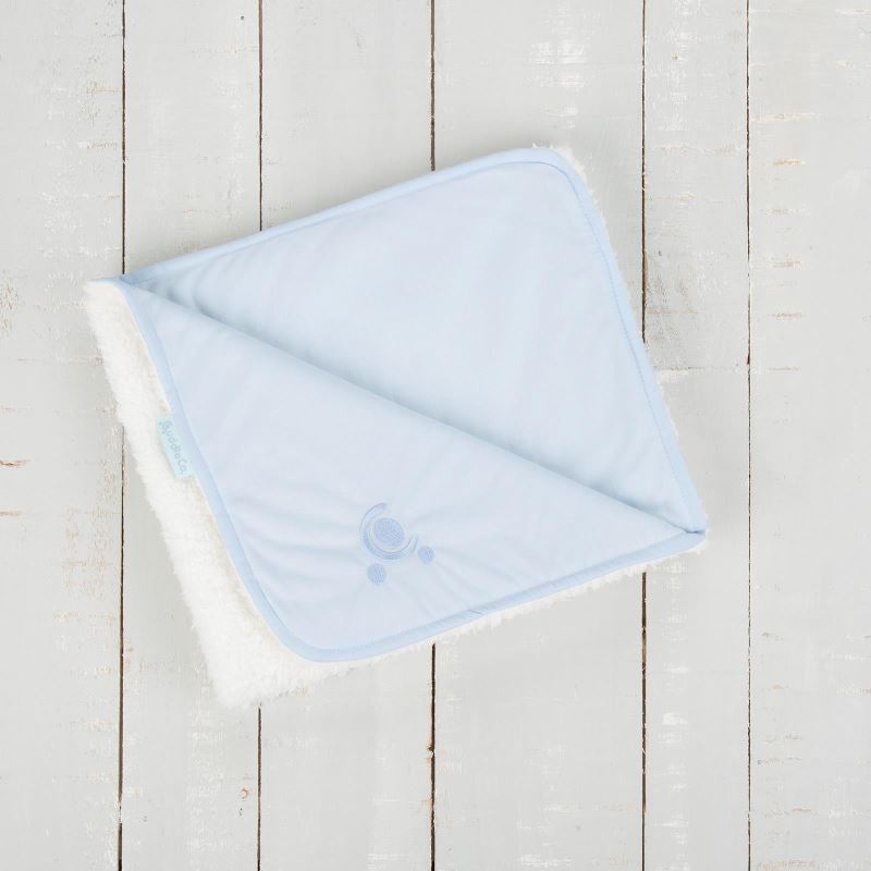 Paturica reversibila din tricot/fleece 90x70 cm Comfi Love Blue 844500 image 2