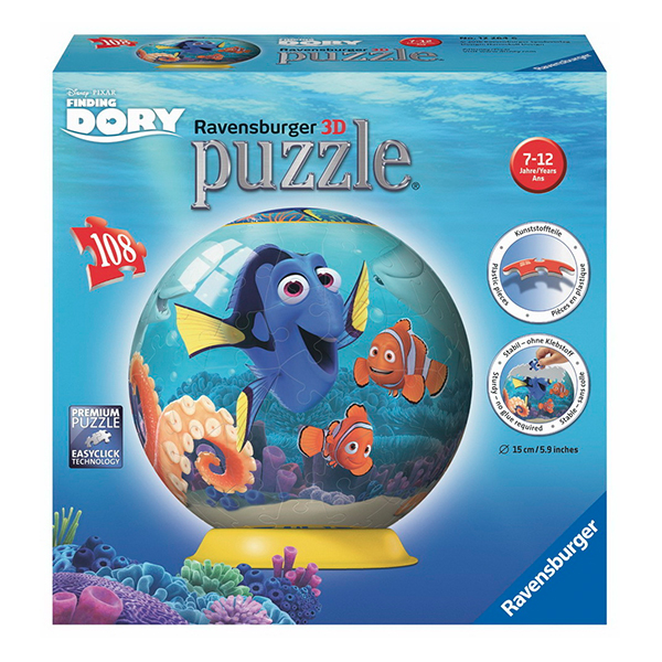 Puzzle 3D In Cautarea Lui Dory, 108 Piese