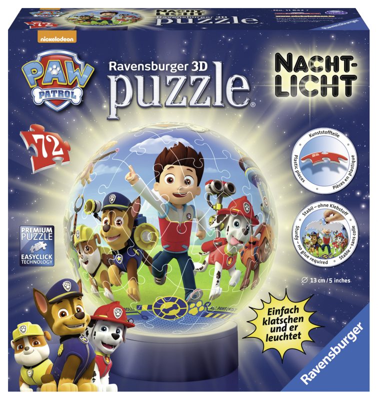 Puzzle 3D Paw, 72 Piese image 1