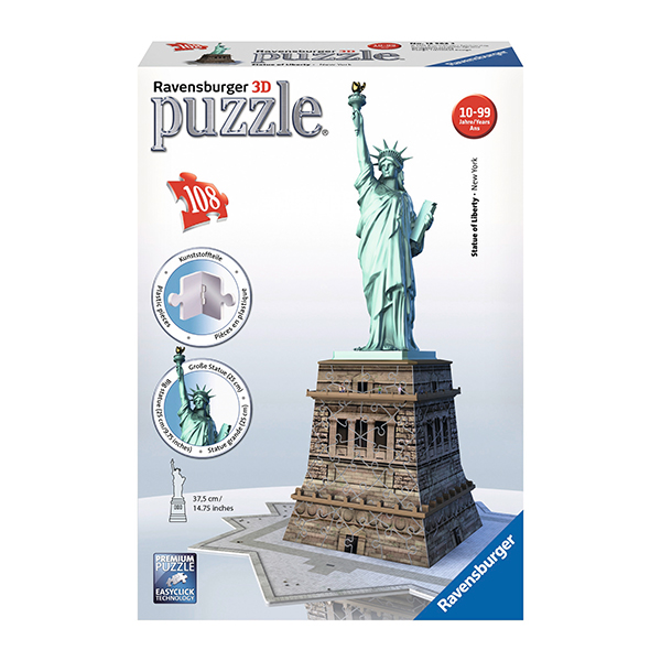 Puzzle 3D Statuia Libertatii 108 Piese image 1