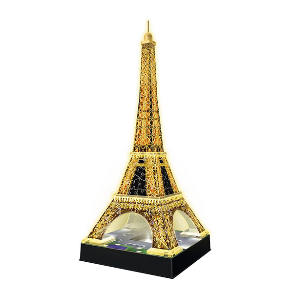 Puzzle 3D Turnul Eiffel Noaptea, 216 Piese  image 1