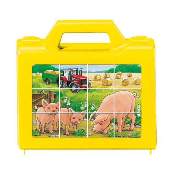 Puzzle Animale La Ferma, 12 Piese