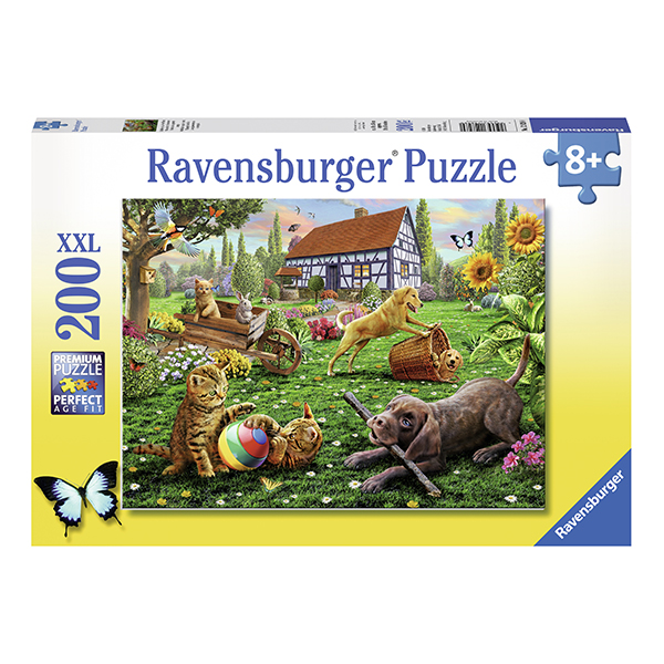 Puzzle Animalute Jucause, 200 Piese