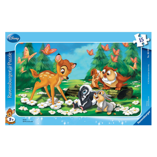 Puzzle Bambi, 15 Piese