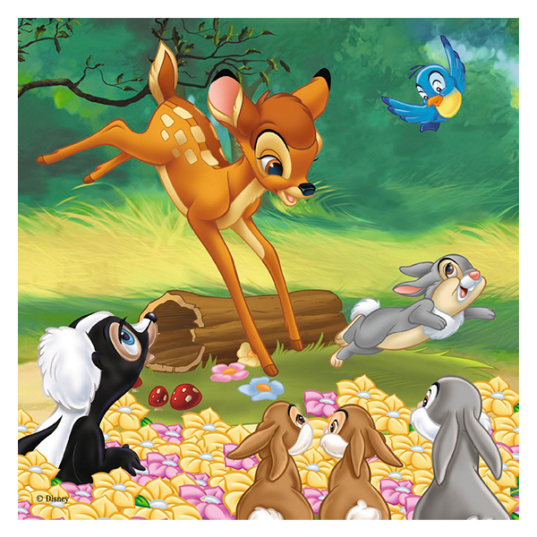 Puzzle Bambi, 3 Buc In Cutie, 25/36/49 Piese image 3