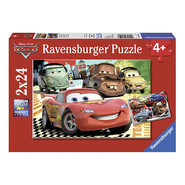 Puzzle Cars, 2X24 Piese