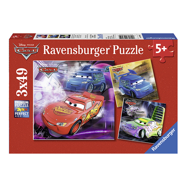 Puzzle Cars, 3X49 Piese