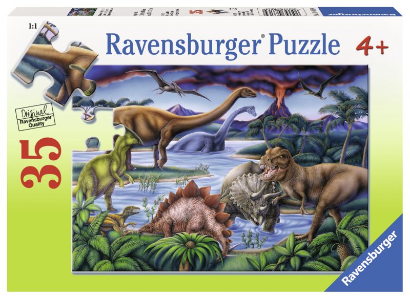 Puzzle Dinozauri, 35 Piese