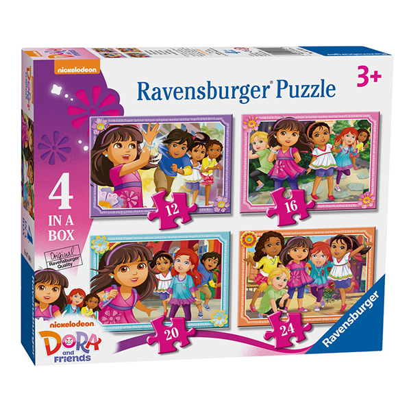 Puzzle Dora Si Prietenii, 12/16/20/24 Piese