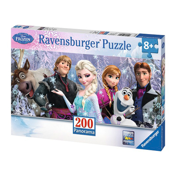 Puzzle Frozen Panorama Inghetata, 200 Piese image 1