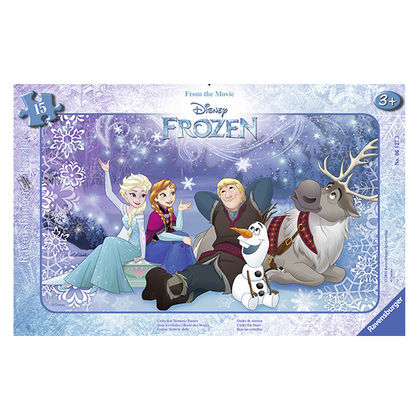 Puzzle Frozen Sub Stele, 15 Piese