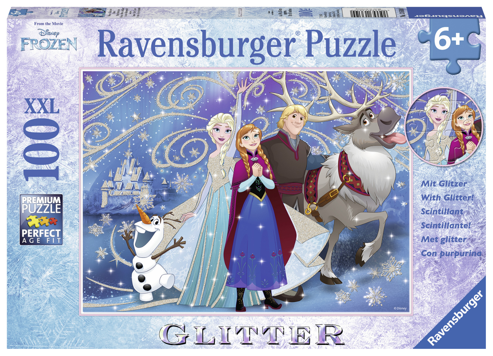 Puzzle Frozen, 100 Piese Xxl