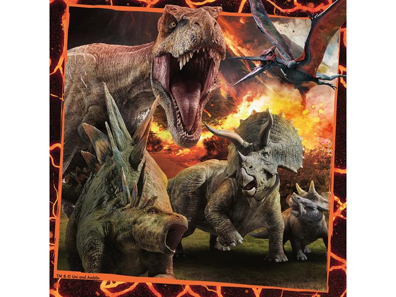 Puzzle Jurassic World, 3X49 Piese image 1