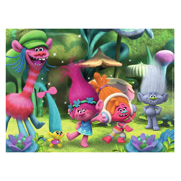 Puzzle Lumea Trolls, 150 Piese