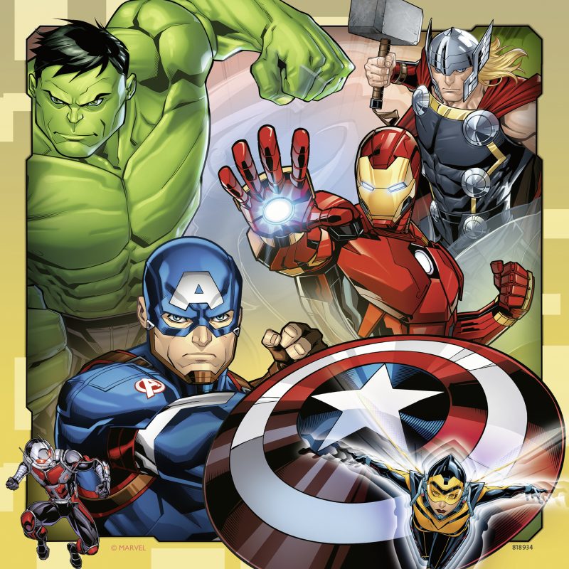 Puzzle Marvel Avengers 3X49 Piese image 1