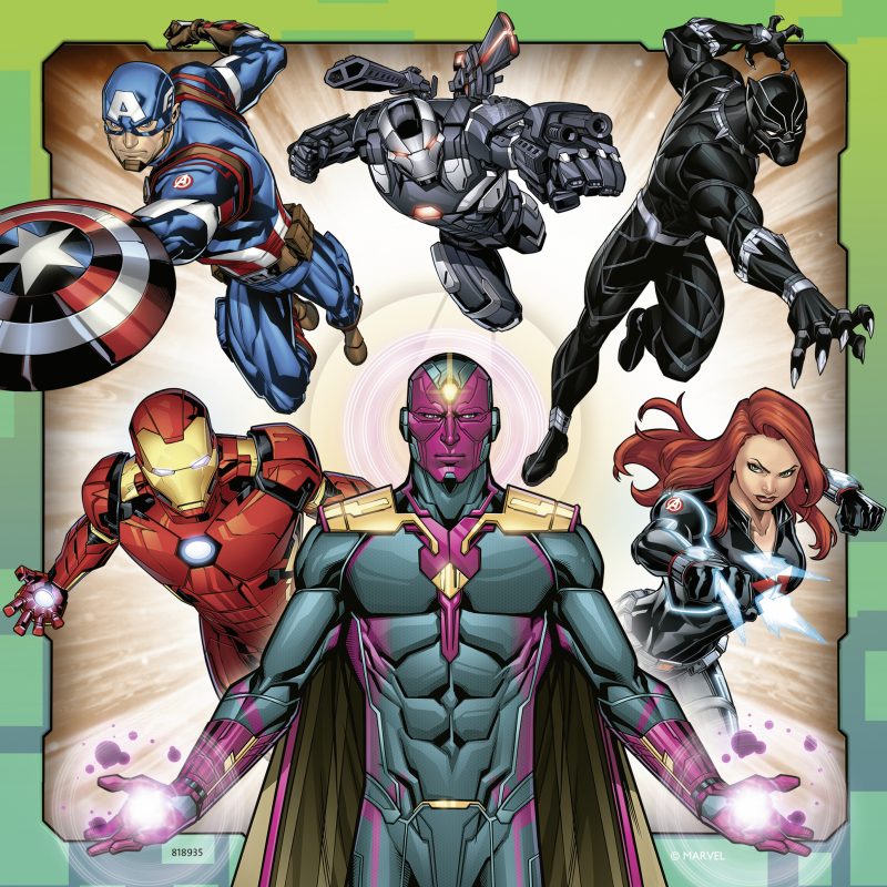 Puzzle Marvel Avengers 3X49 Piese image 3