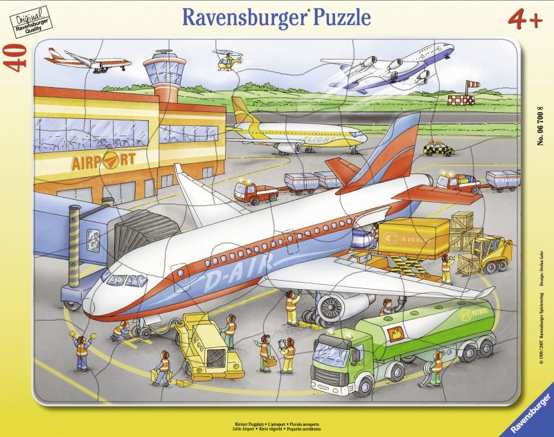 Puzzle Mic Aeroport, 40 Piese