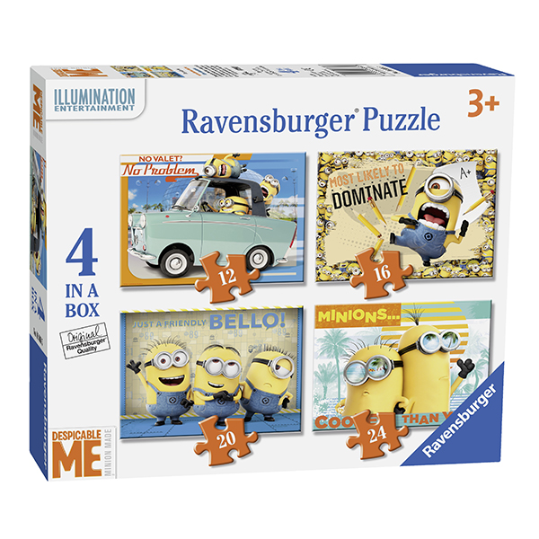 Puzzle Minioni, 12/16/20/24 Piese