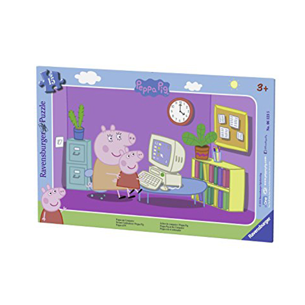 Puzzle Purcelusa Peppa, 15 Piese