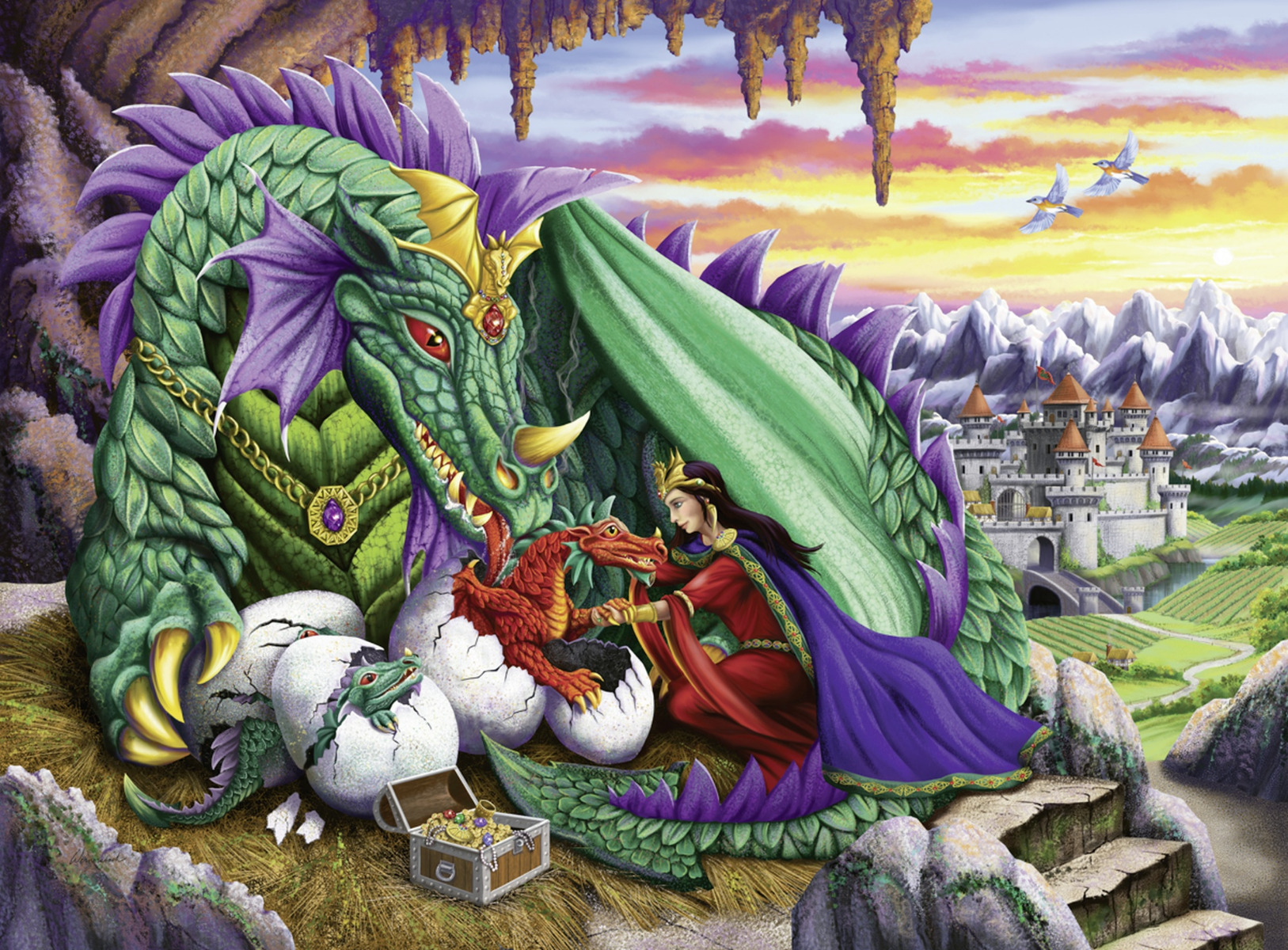 Puzzle Regina Dragonilor, 200 Piese