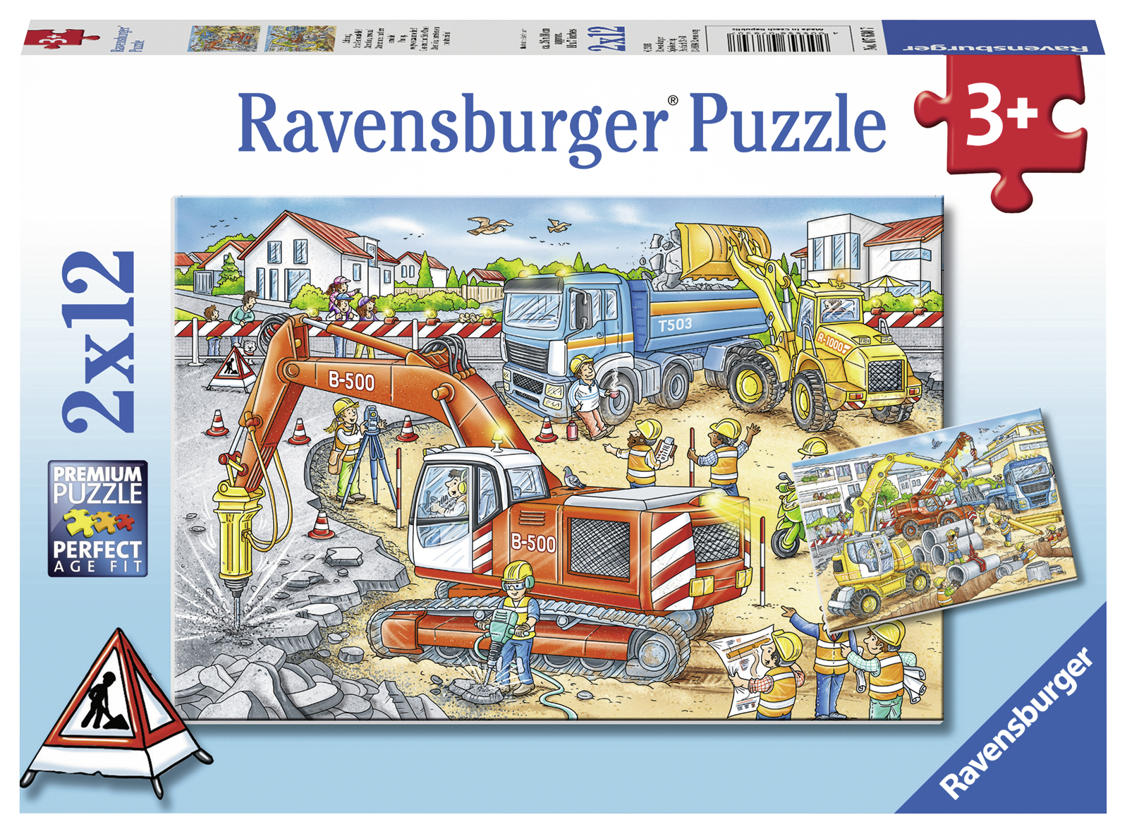 PUZZLE SANTIER IN LUCRU, 2x12 PIESE image 3