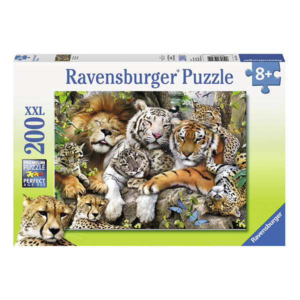 Puzzle Tigri, 200 Piese