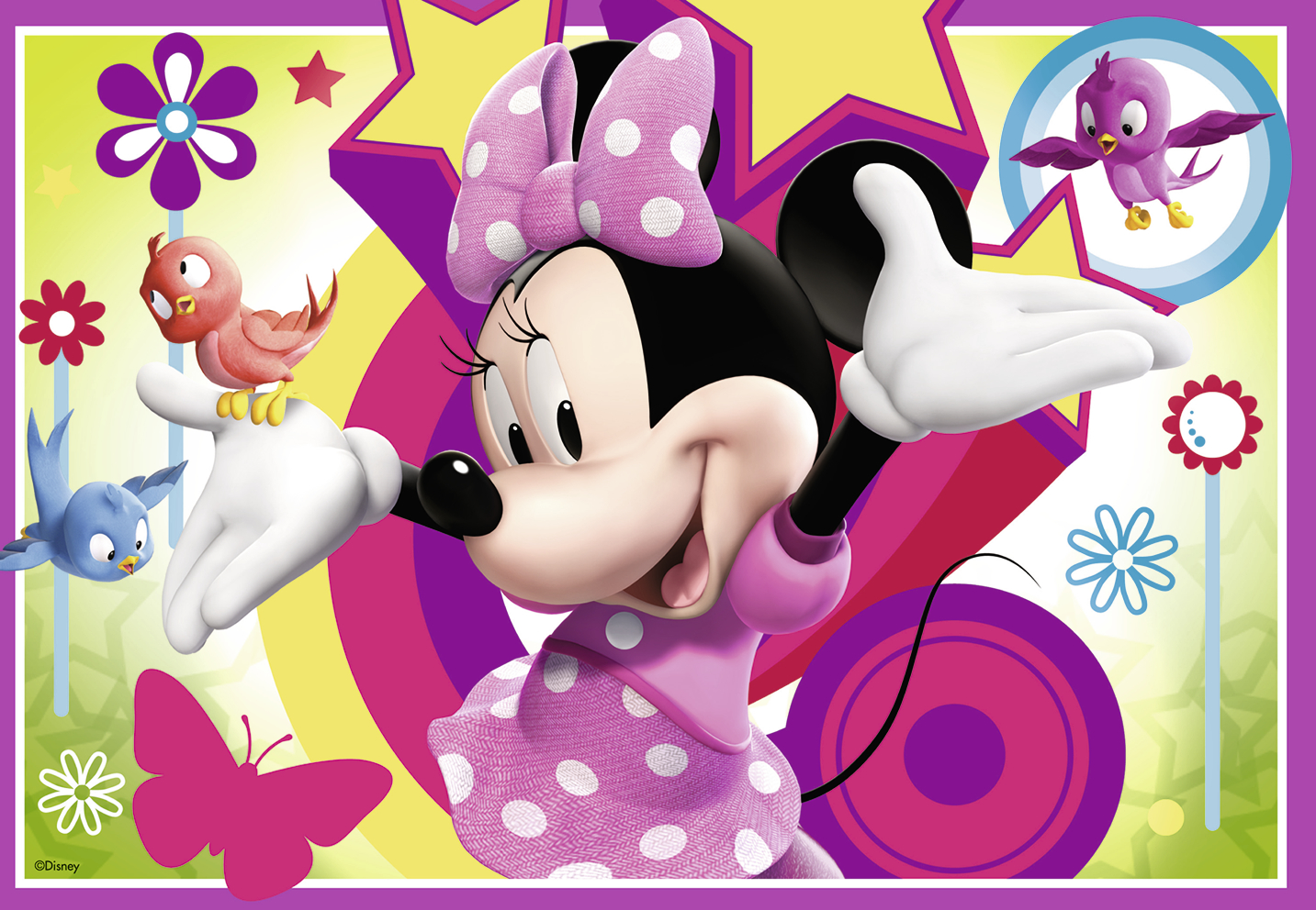 Puzzle- O Zi Cu Minnie, 2X24 Piese