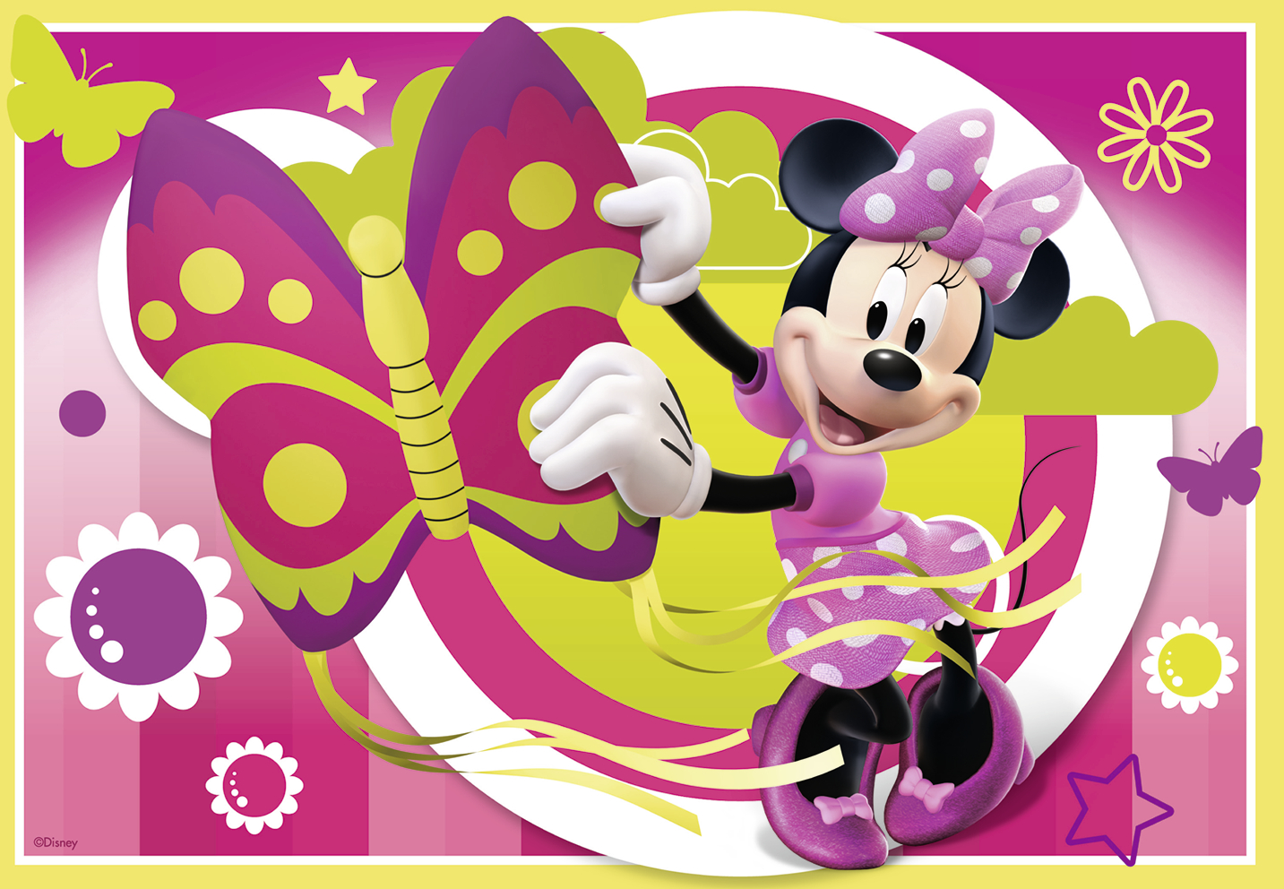 Puzzle- O Zi Cu Minnie, 2X24 Piese image 1