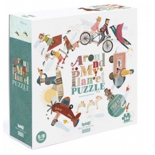 Puzzle Londji, harta lumii