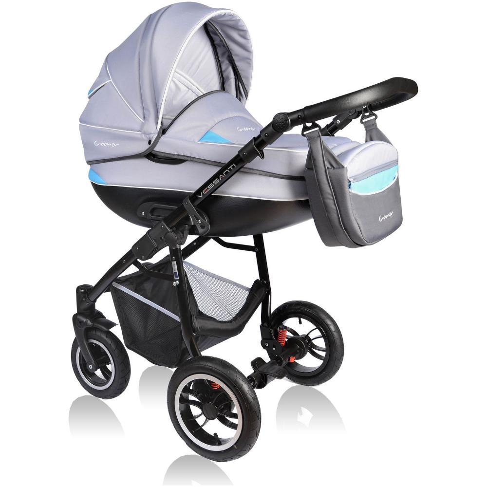 Carucior Crooner 3 in 1 - Vessanti - Blue/Gray image 1