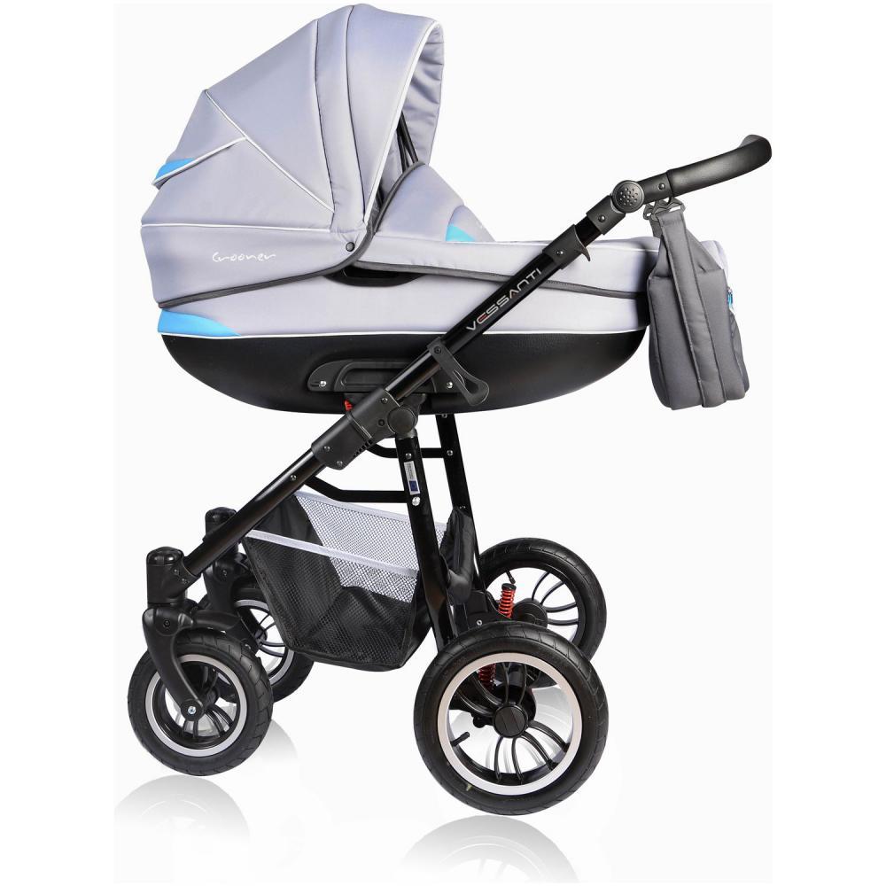 Carucior Crooner 3 in 1 - Vessanti - Blue/Gray image 2