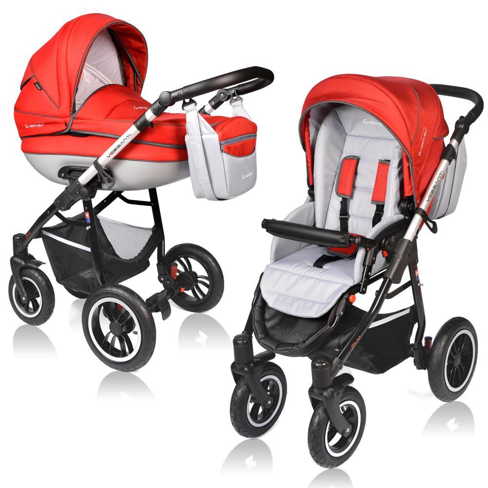 Carucior Crooner Prestige 2 in 1 - Vessanti - Red