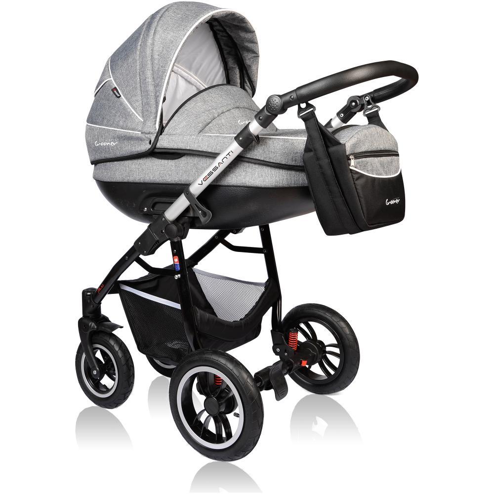 Carucior Crooner Prestige 3 in 1 - Vessanti - Gray image 1