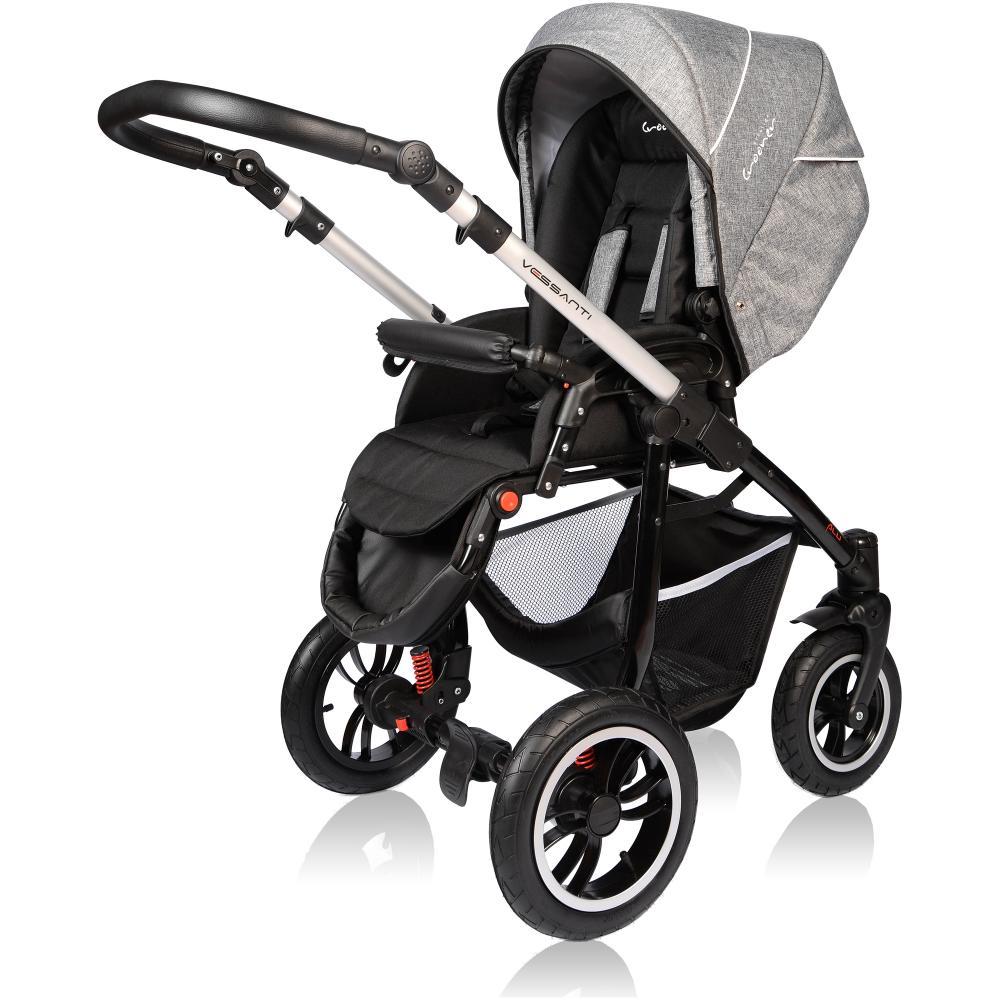 Carucior Crooner Prestige 3 in 1 - Vessanti - Gray image 6