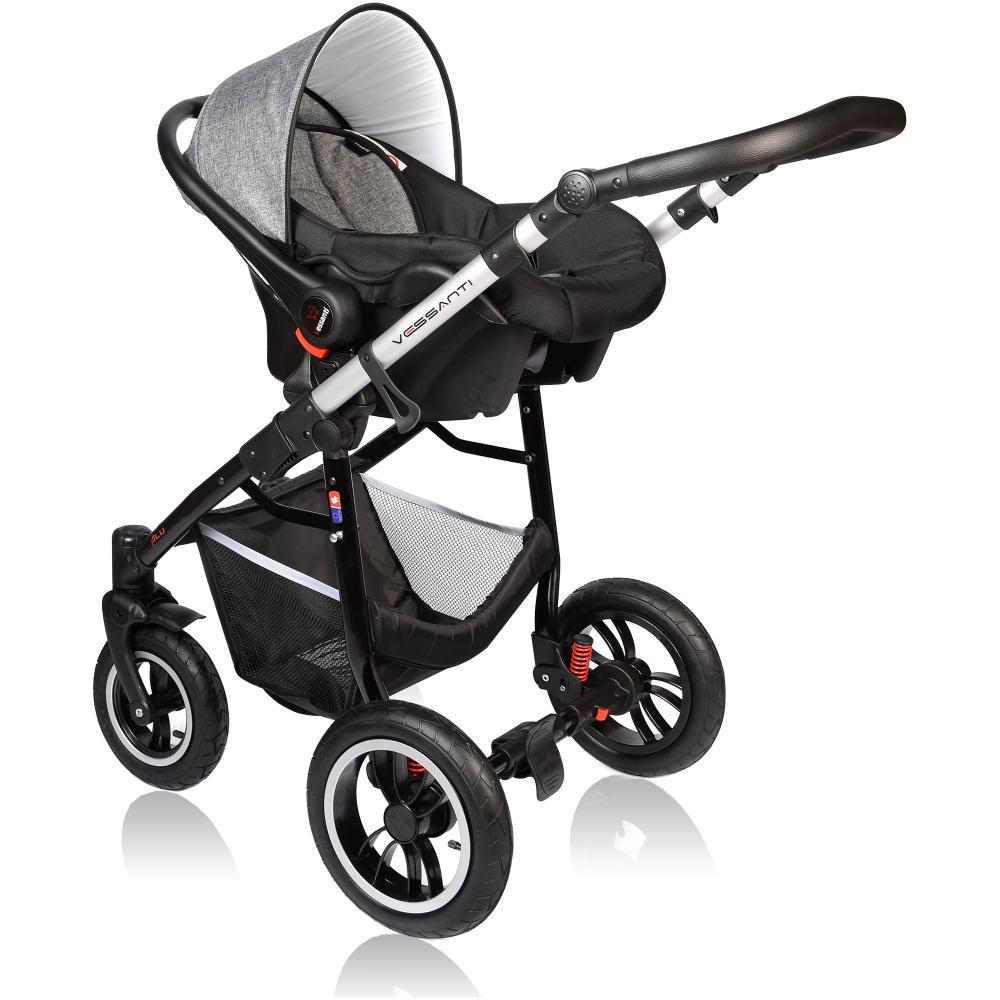 Carucior Crooner Prestige 3 in 1 - Vessanti - Gray image 13