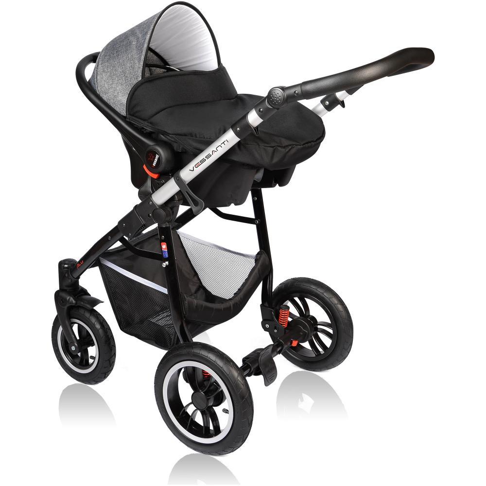 Carucior Crooner Prestige 3 in 1 - Vessanti - Gray image 14