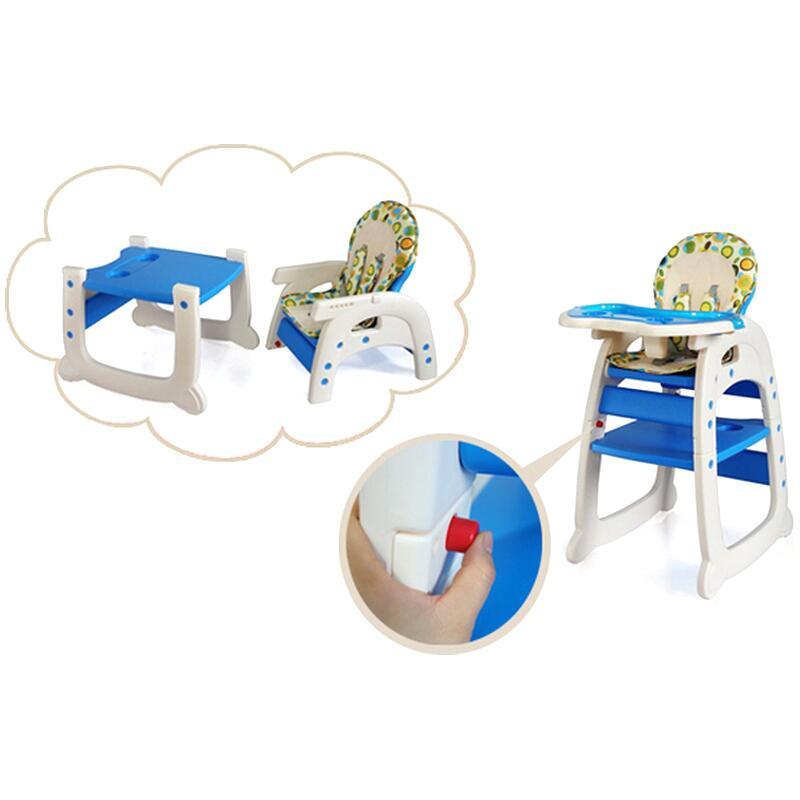 Scaun de masa multifunctional Baby Place Mamakids - Albastru image 4