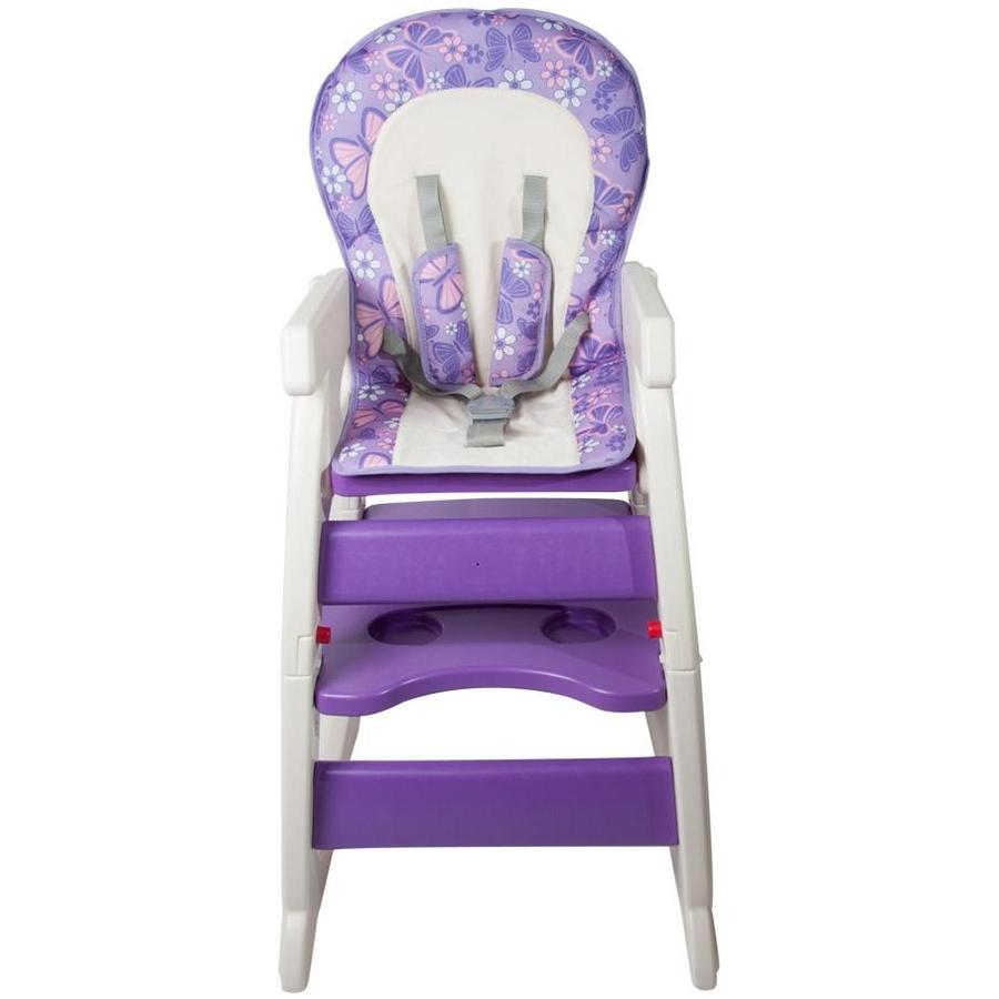 Scaun de masa multifunctional Baby Place, Mamakids, Mov cu Fluture image 2