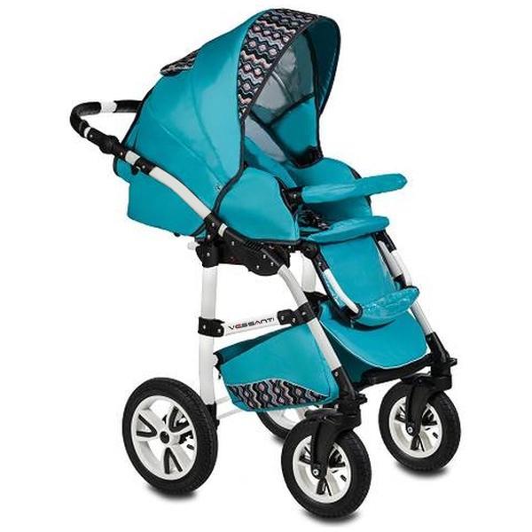 Carucior Flamingo Easy Drive 3 in 1 - Vessanti - Turquoise image 2