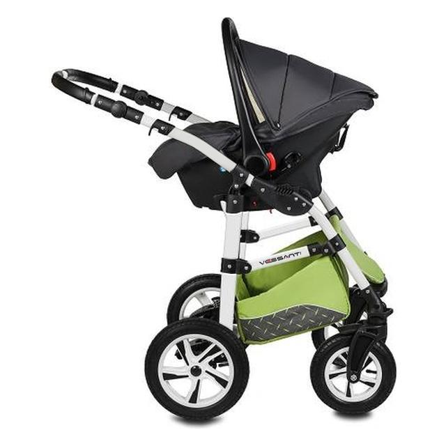 Carucior Flamingo Easy Drive 3 in 1 - Vessanti - Green image 4