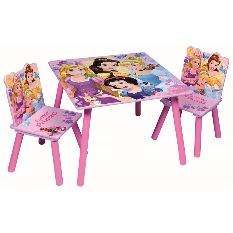 Set masuta si 2 scaunele Printesele Disney