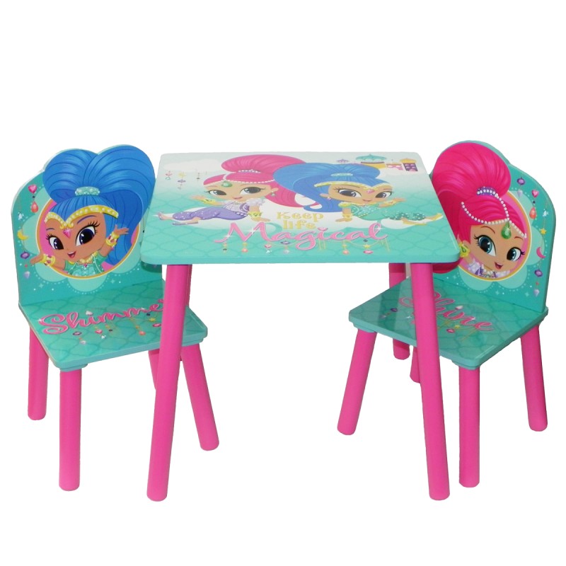 Set masuta si 2 scaunele Shimmer & Shine