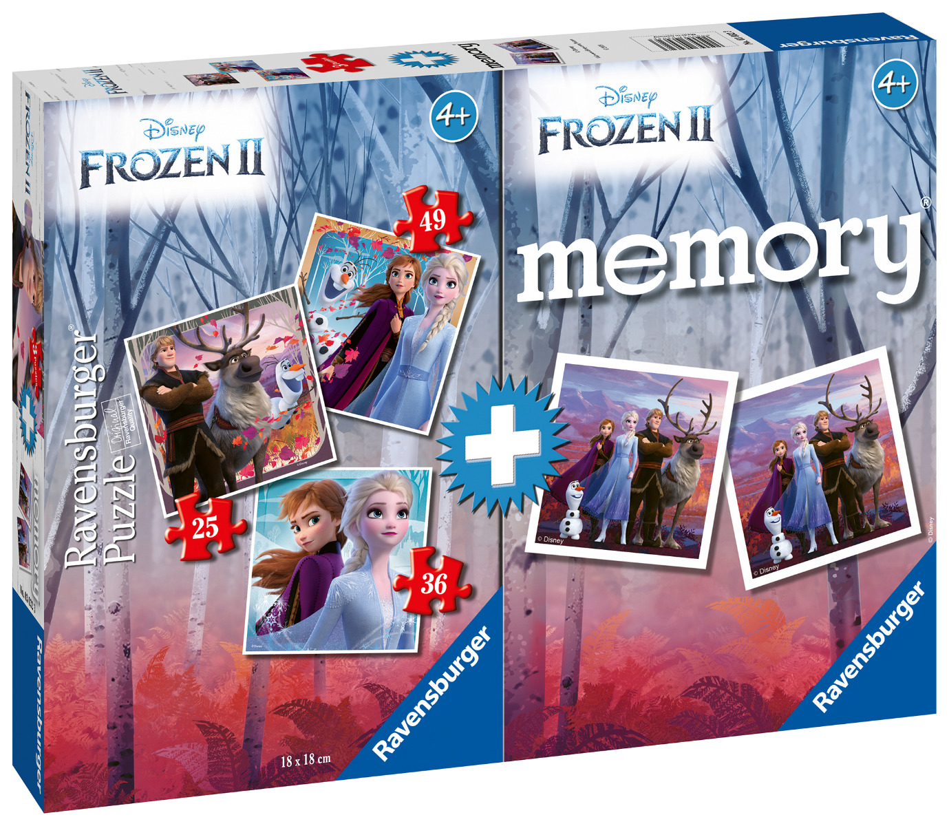 PUZZLE + JOC MEMORY FROZEN II