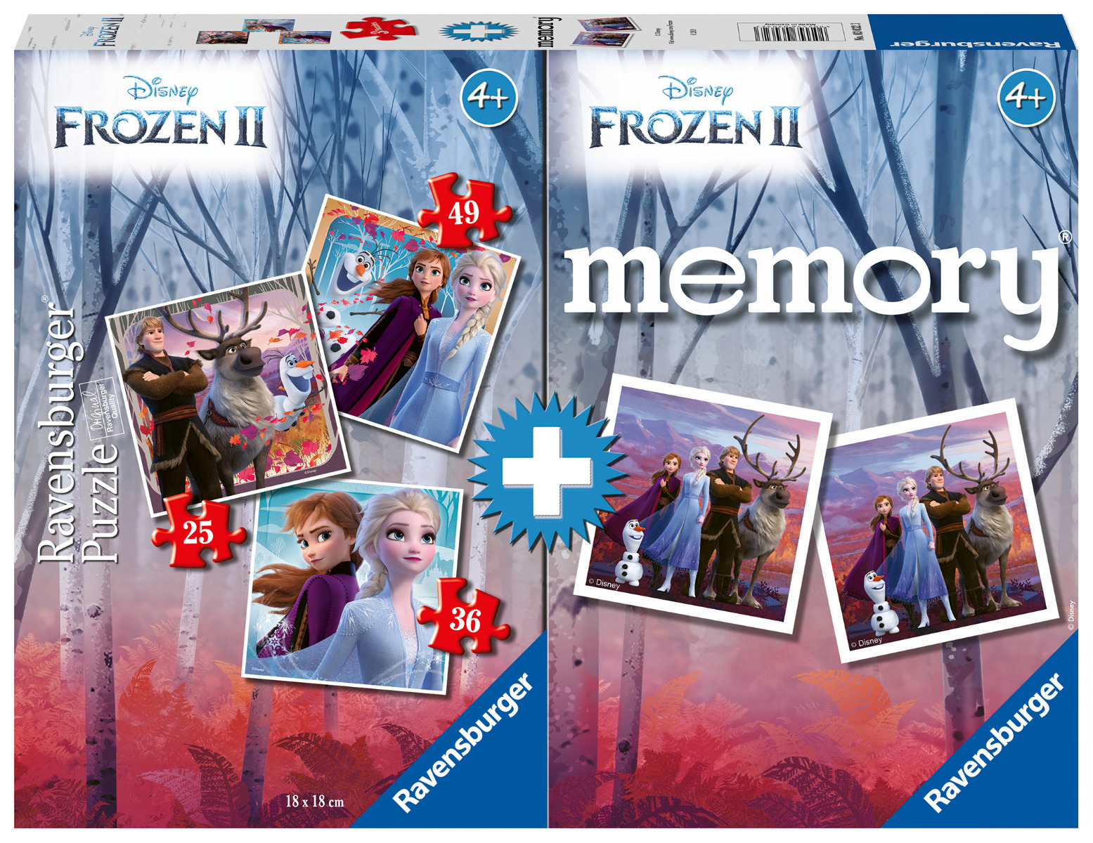 PUZZLE + JOC MEMORY FROZEN II image 1