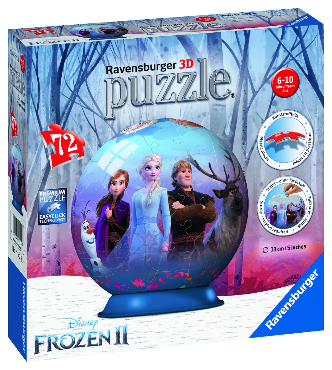 PUZZLE 3D FROZEN II, 72 PIESE image 1