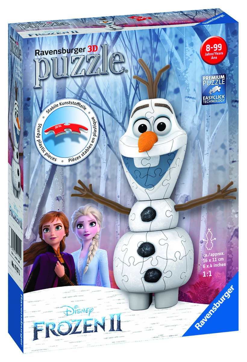 PUZZLE 3D OLAF FROZEN II, 54 PIESE